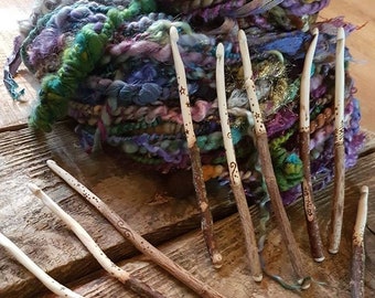 Niftynnifer's Crochet & Crafts: Wood ~I Love Hookers Big Crochet Hook