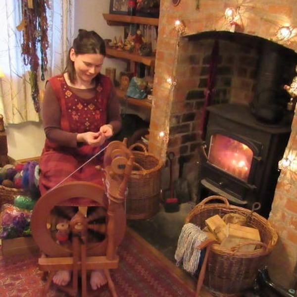 Beginners Yarn Spinning Per Hour Personal Tuition Actual Workshop How To Spin Handspun Yarn Class Lessons ~ Craft Tutorial Holiday Available