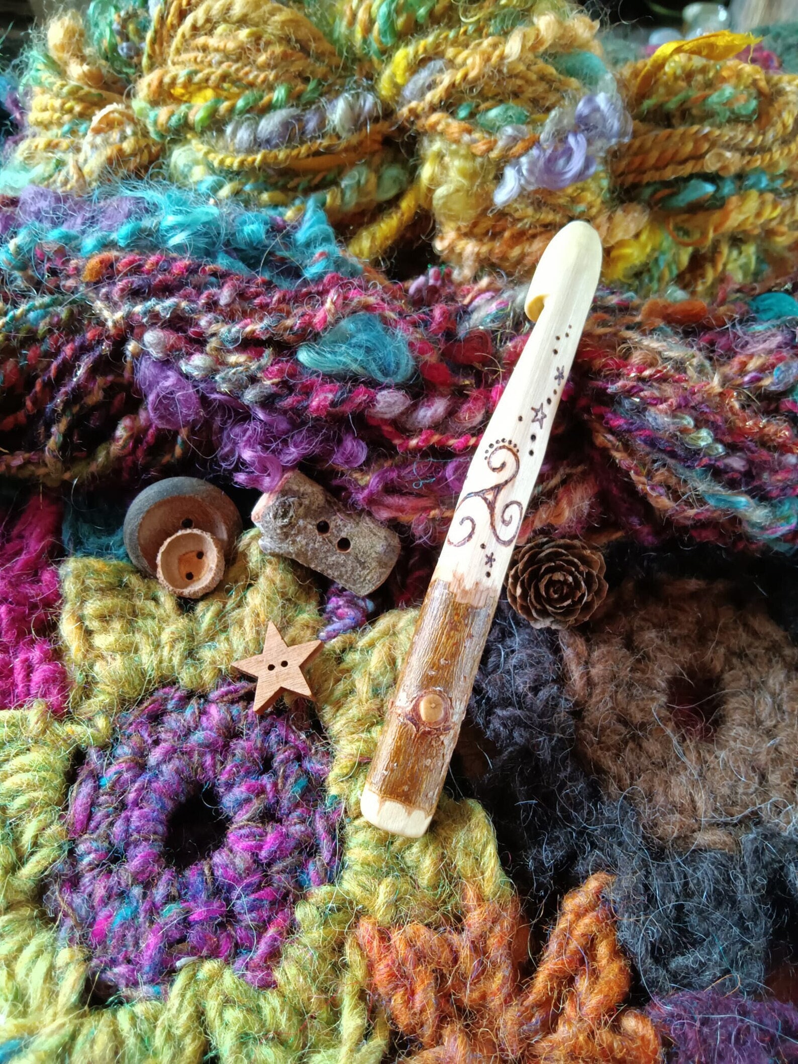 Ergonomic Crochet Hook.2-10mm. 14 Sizes for Pick. Colorful