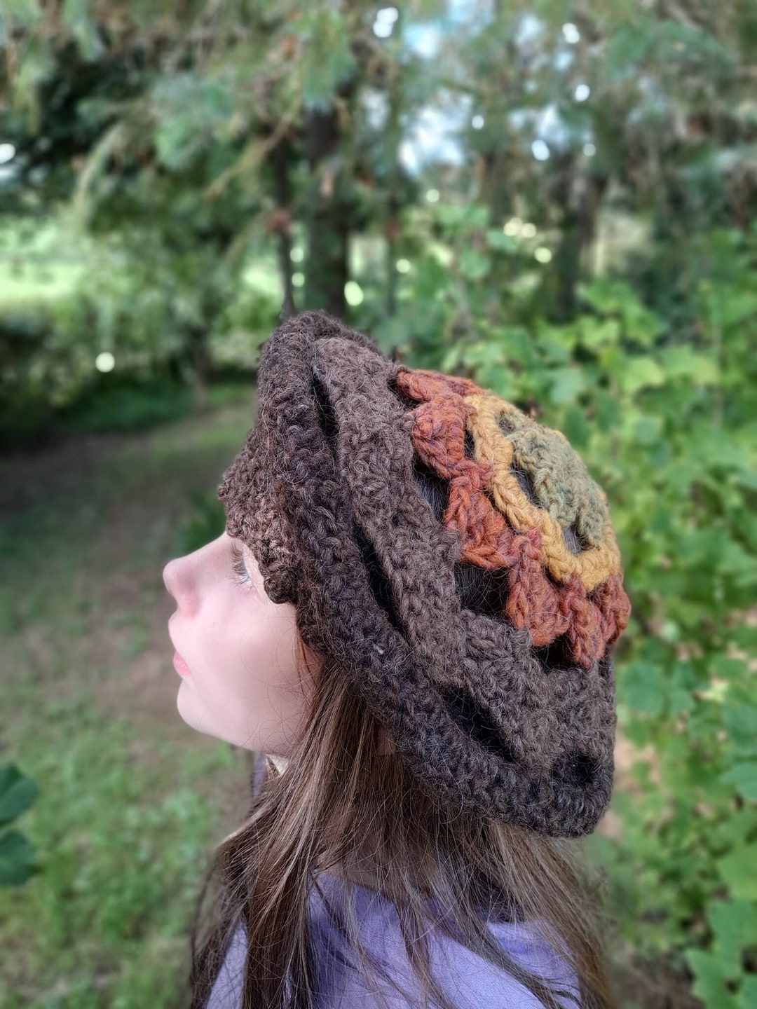 Crochet Hats Women Handmade Colorful Winter Cap Accessories Visor Hippy Boho Hat Newsboy Hat Women, Peaked Beanie Cap, Winter Peaked Hat  main image 3