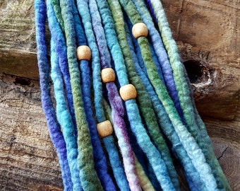 Dread Beads Set Of 5 Natural Wooden Dreadlock Beads Dreads Wood Dreadlocks Bead Bohemian Dreadlock Jewellery Psy Festival Hair Boho Tribal