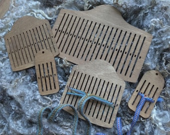 Wooden Weaving Heddles 4mm Birch  3 sizes.