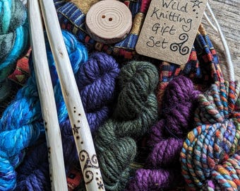 Wild Woodland Travelling Knitting Gift Set - Wild Crafted