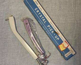 Vintage Piezo Phonograph Tone Arm w/Crystal Pickup in Original Box. Model UP-86 NEW