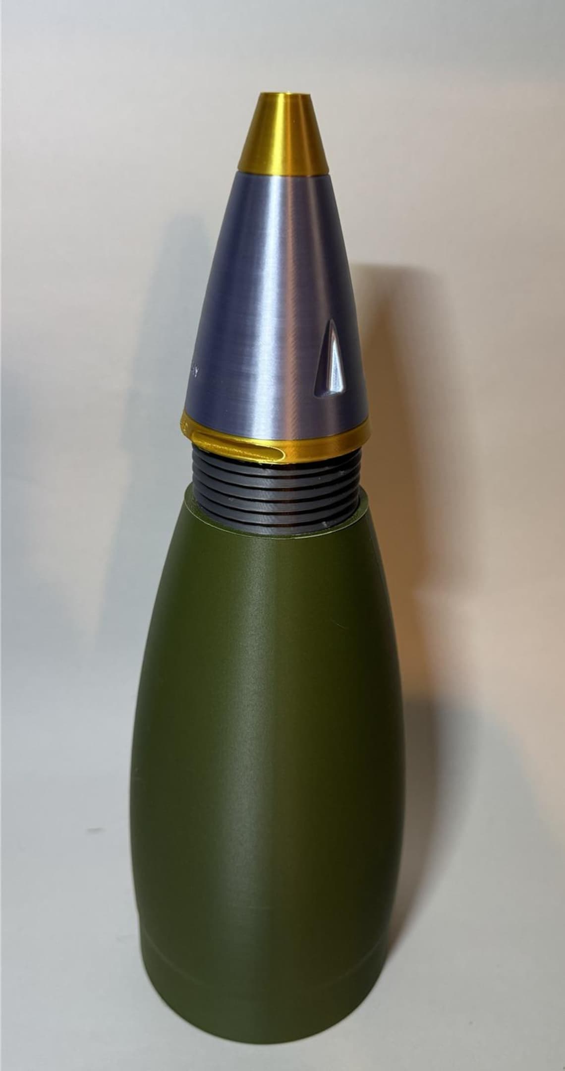 105mm Split-body Shell — 1:1 Inert Replica, Accurate Exterior; Internal ...