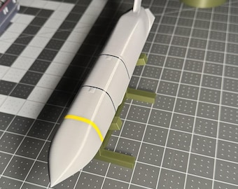 AGM-158 JASSM — 1:14 Scale 3D-Printed Inert Replica (Folding Wings)