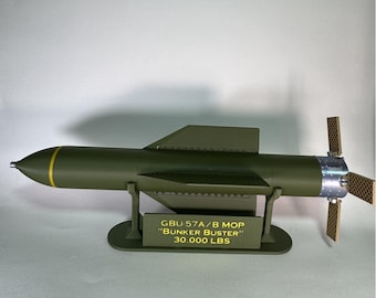 GBU-57 (MOP) — 1:24 scale inert replica, 13.5"