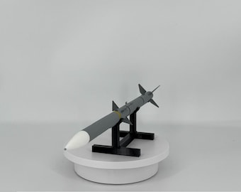 AIM-120 AMRAAM Replica (1:11 Scale – ~13.5 in) – Inert Display Model