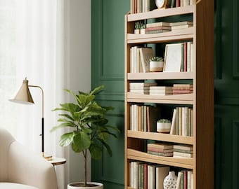 DIY Contemporary Flat Wall Book Shelves – DIY Modern Shelf Plans, Floating Wood Design PDF