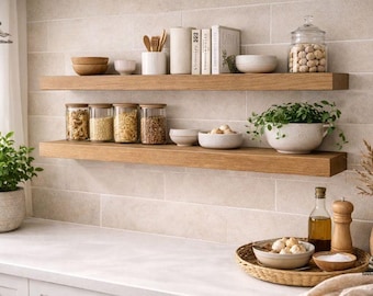 DIY Floating Shelves Woodworking Plans | Modern Wall Shelf PDF (PDF Download)