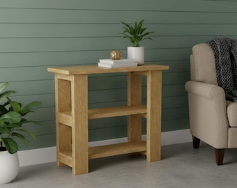 Modern Narrow Side Table – Minimalist Small Side Table DIY Plan