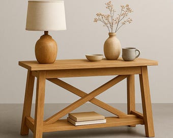 Wooden X Bench Plans -  Woodworking Plan PDF