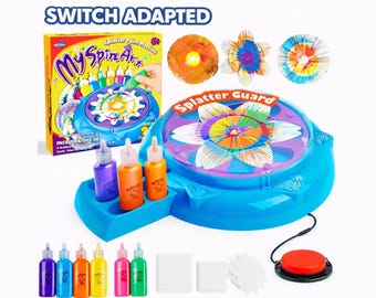 Switch Adapted Spin Art Machine | Accessible Art Toy