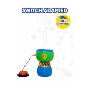 Switch Adapted Bubble Machine | Adaptive Toy for Special Needs & Therapy
