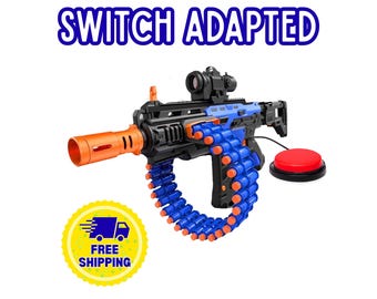 Pistolet à fléchettes en mousse automatique adapté à l'interrupteur