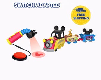 Switch Adapted Mickey Mouse Train