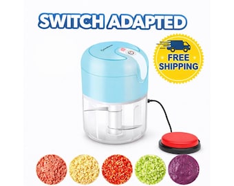 Switch Adapted Mini Food Chopper | Accessible Kitchen Tool
