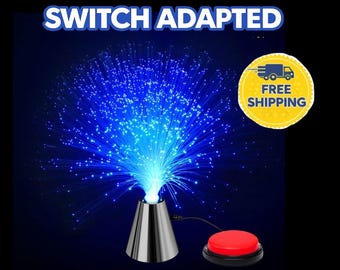 Switch Adapted Fiber Optic Light | Light Up Cause and Effect Toy