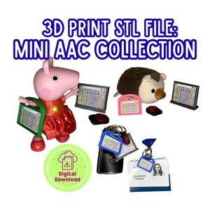 Mini AAC Collection STL Files | AAC Device 3D Print Bundle | Eye Gaze, Tablet & Voice Output Switch | Digital Download