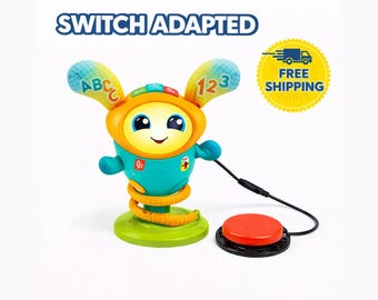Switch Adapted Fisher-Price DJ Bouncin’ Beats | Accessible Music & Movement Toy