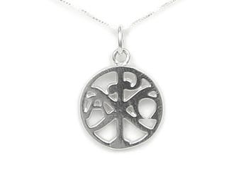 Christogram Alpha & Omega Necklace