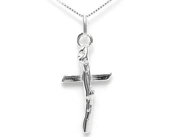 John 15 Branch Cross Necklace
