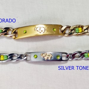 SANTERIA Yoruba  316L Stainless Steel   Bracelet idde  for Orishas   Pulsera ilde  de acero-niquel  para su santo/oricha