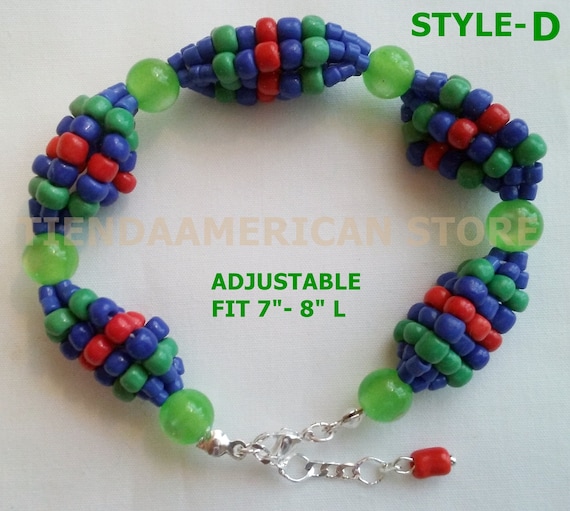 Santeria Yoruba. ELASTIC MAZOS Bracelet Idde for Orishas 