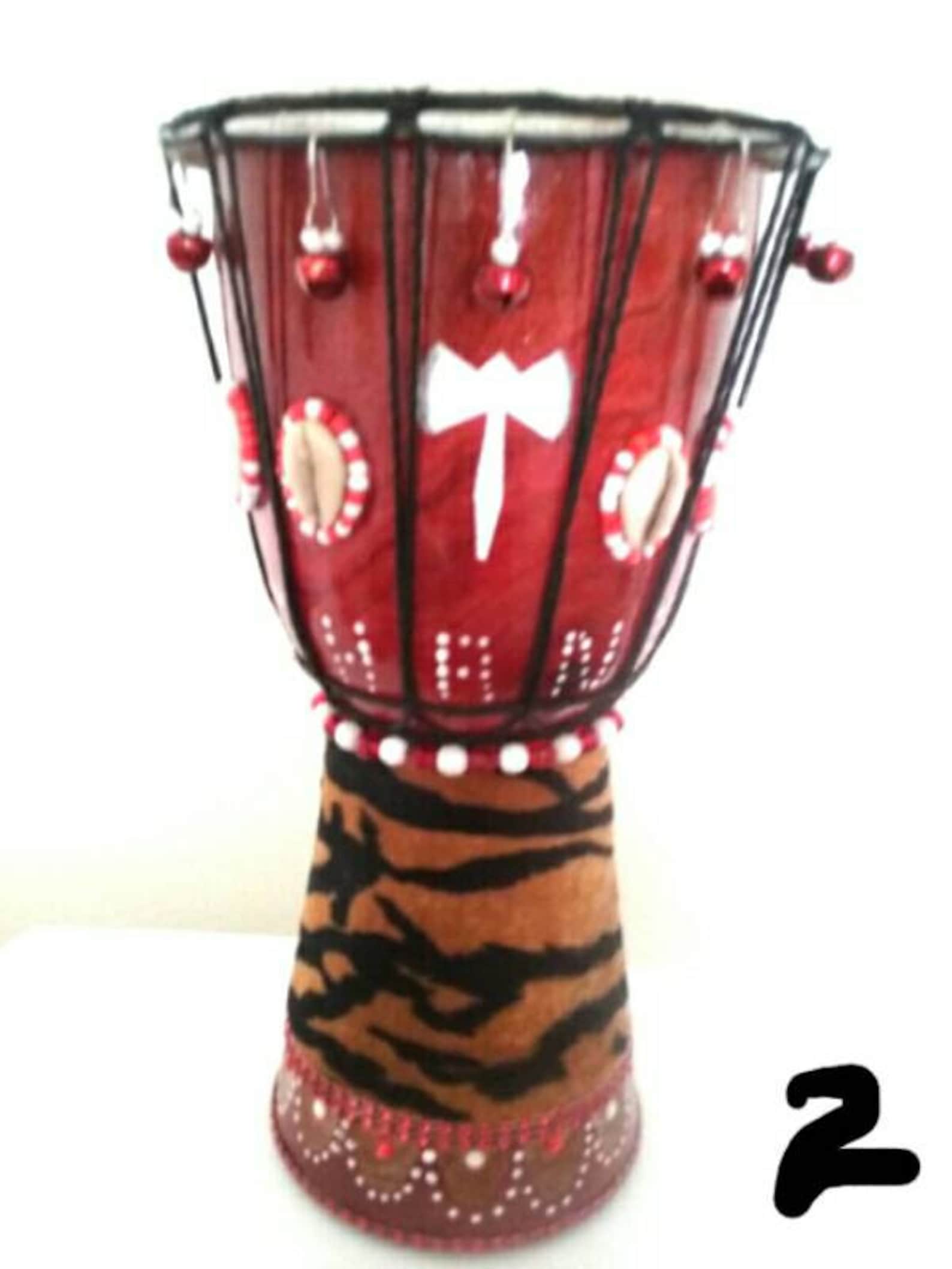 Santeria Yoruba. African TRIBAL Decorated Tambour Drum .aña. Etsy