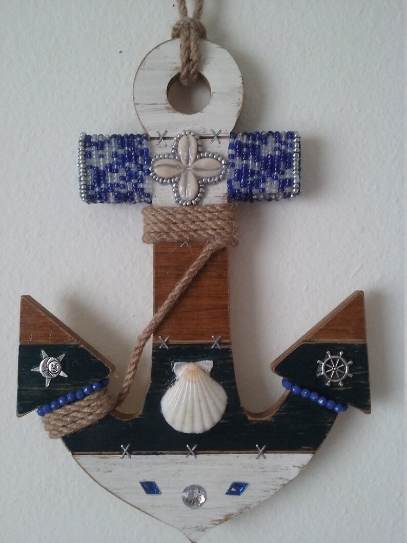 Santeria Yoruba. Decorated Wooden Anchor or Wheel Ship for - Etsy