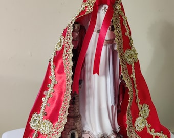 Satin cape for Catholic Saints statues. Capa  de satin para estatuas de santos católicos. various sizes.