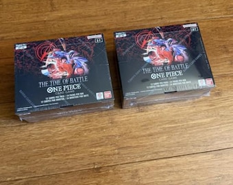 2 SEALED BOXES - One Piece OP-16 Booster Box English The Time of Battle