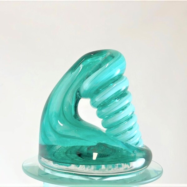 Blown Glass Pen Holder Etsy