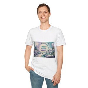 Solana-shirt, Web3-shirt, T-shirt Solana-logo, Blockchain Graphic T-shirt, Crypto T-shirt rustige natuurlijke tinten, Vaporwave-shirt, Digital Asset Gift