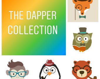 Modèles de rattache en papier The Dapper Collection (lot de 5), PDF