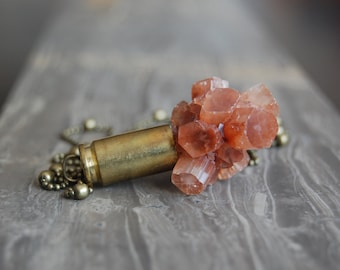 Aragonite Crystal Bullet Necklace - Gifted at GBK's MTV Movie Award Lounge