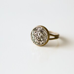 Crushed Crystal Druzy Ring image 3