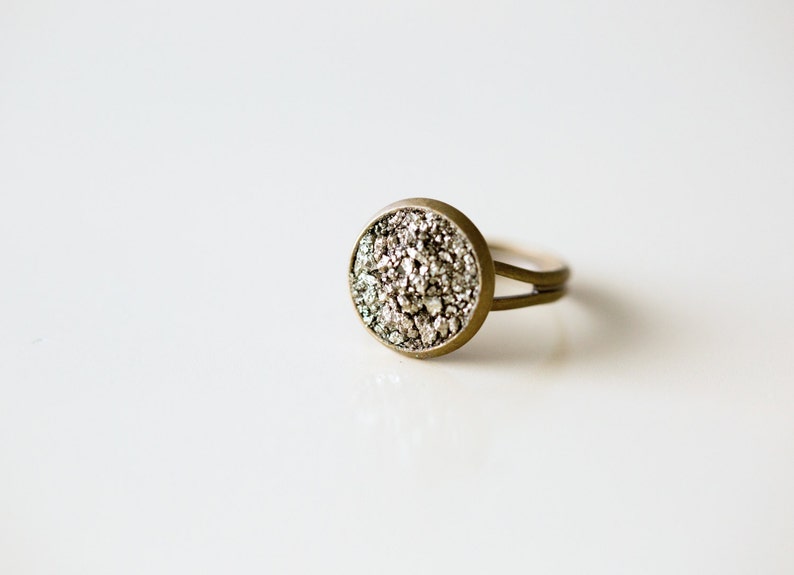 Crushed Crystal Druzy Ring image 3