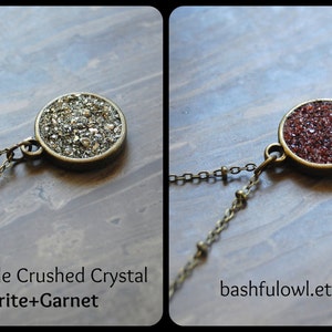 Reversible Crushed Crystal Necklace 2 in 1 Necklace As Seen On The Vampire Diaries image 5