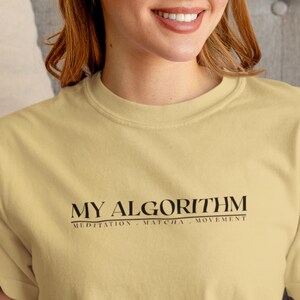 Custom Interest Shirt Personalized Algorithm Tee Custom Hobby Gift for Him or Her Comfort Colors 1717 Viral Trend Tee Aesthetic Word Graphic