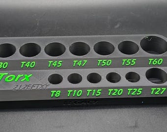 Torx Socket Organizer for Harbor Freight, Icon, Pittsburgh, Snap On