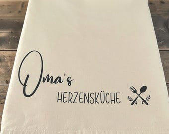Personalisiertes  Weihnachtsgeschenk - Geschenk - Weihnachtliches Geschenk - Küchentuch - Geschenk - Gastgeschenk - Mama -Oma - Geschirrtuch