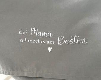 Geschenk Mama personalisierbar - Geschirr Tuch - Geschenk - Mama Geschenk - Küchentuch - Spültuch - Muttertags Geschenk - Gastgeschenk