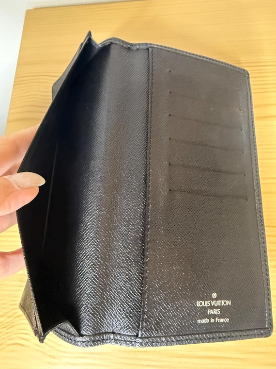 AUTHENTIC LOUIS VUITTON Black Brazza Leather Men’… - image 4