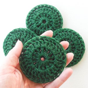 Nylon Dish Scrubbies Christmas Tree Green Set of 2 through 10 Crochet Pot Scrubber image 6