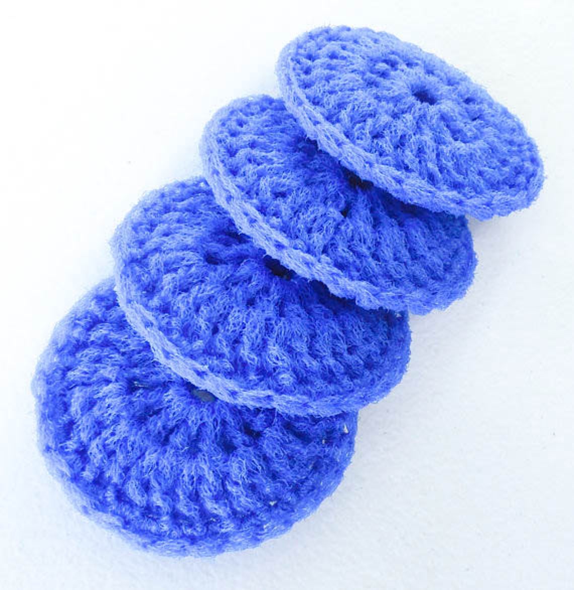 Nylon Netting Dish Scrubbies Set of 2 Through 10 Cobalt Etsy