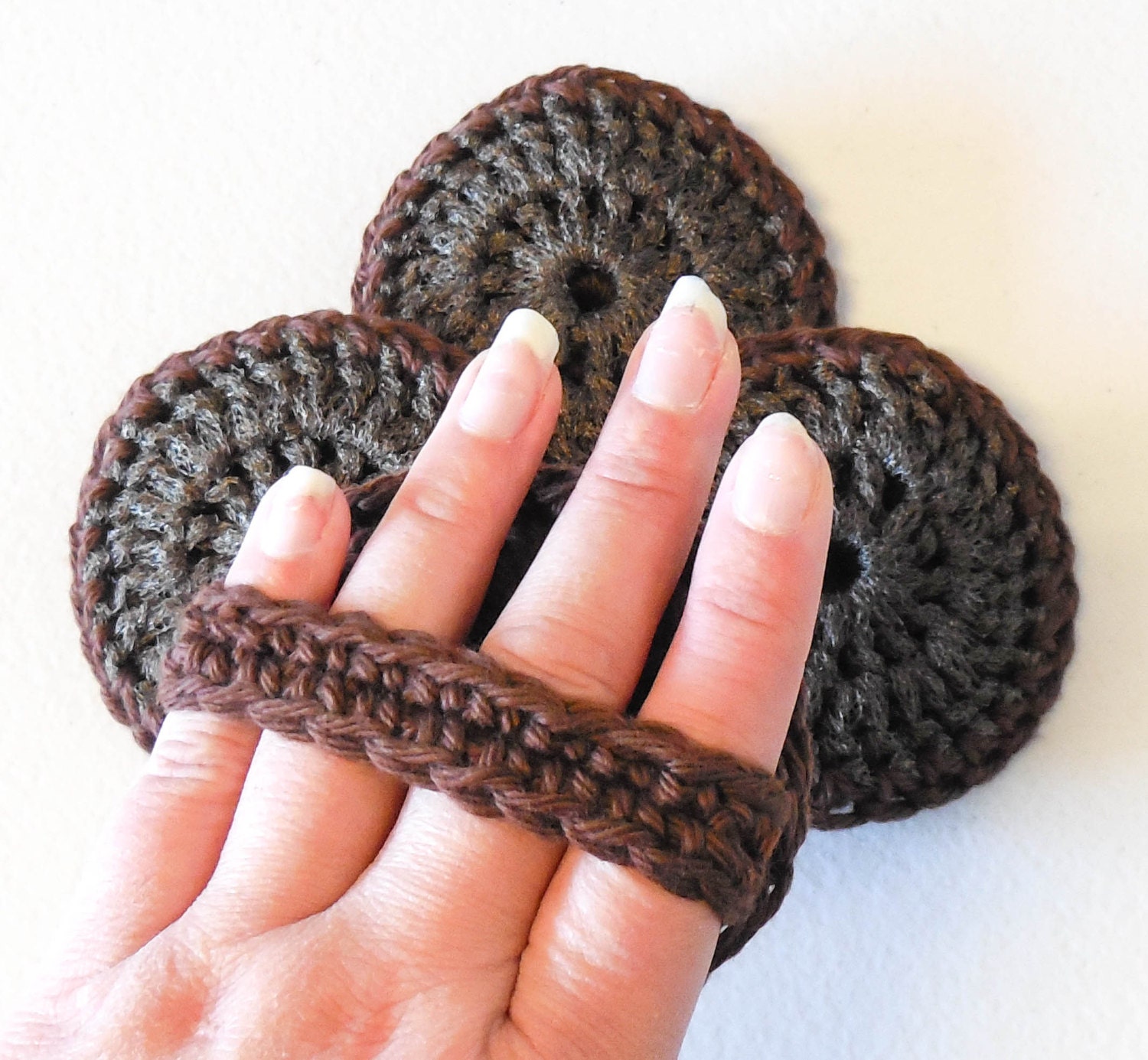 Reversible Nylon Dish Scrubbie and Wash Cloth 2 in 1 Set of Etsy