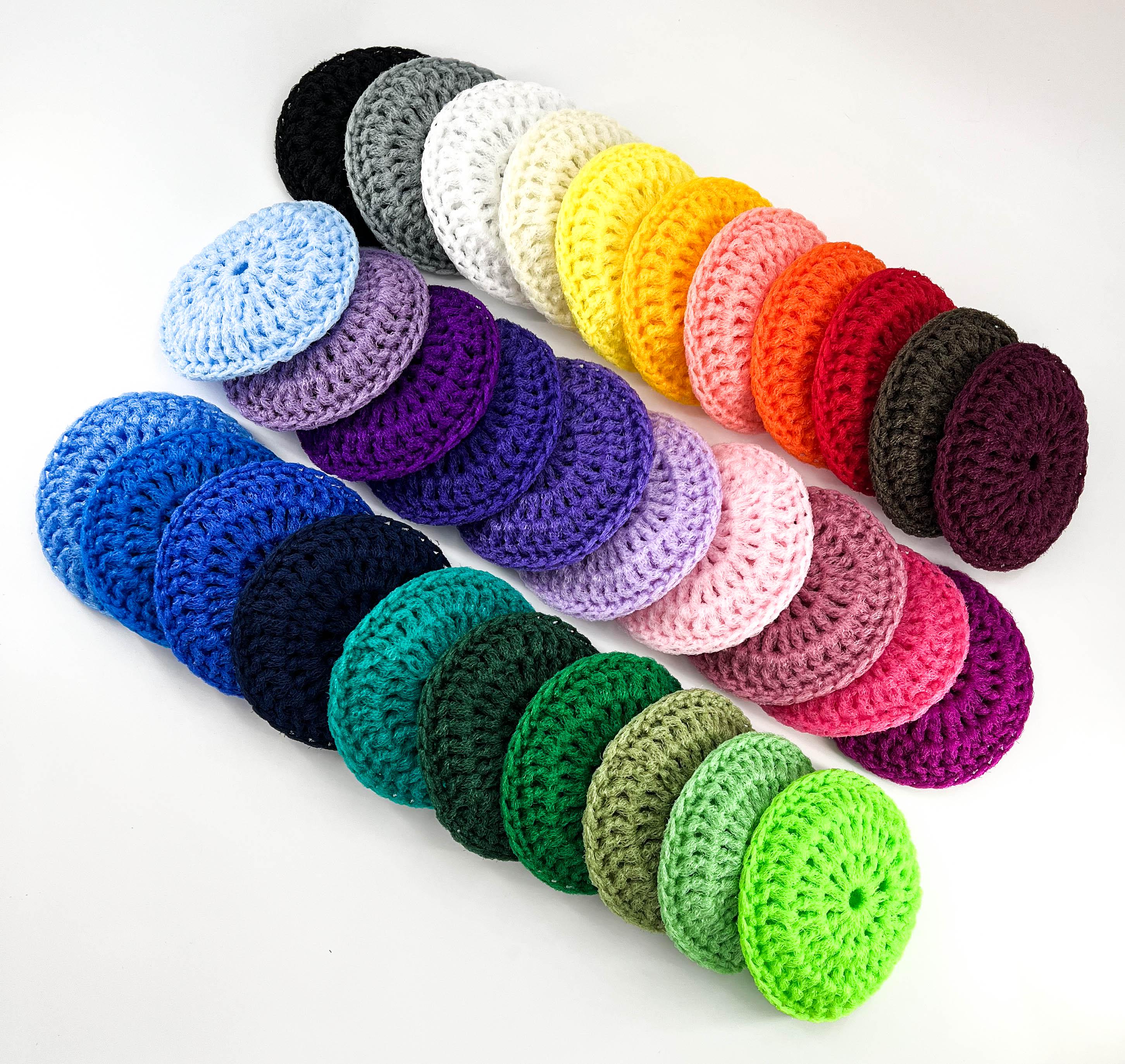 Large Heavy Duty Dish Scrubbies - Choose Your Colors - Set of 2 Through ...