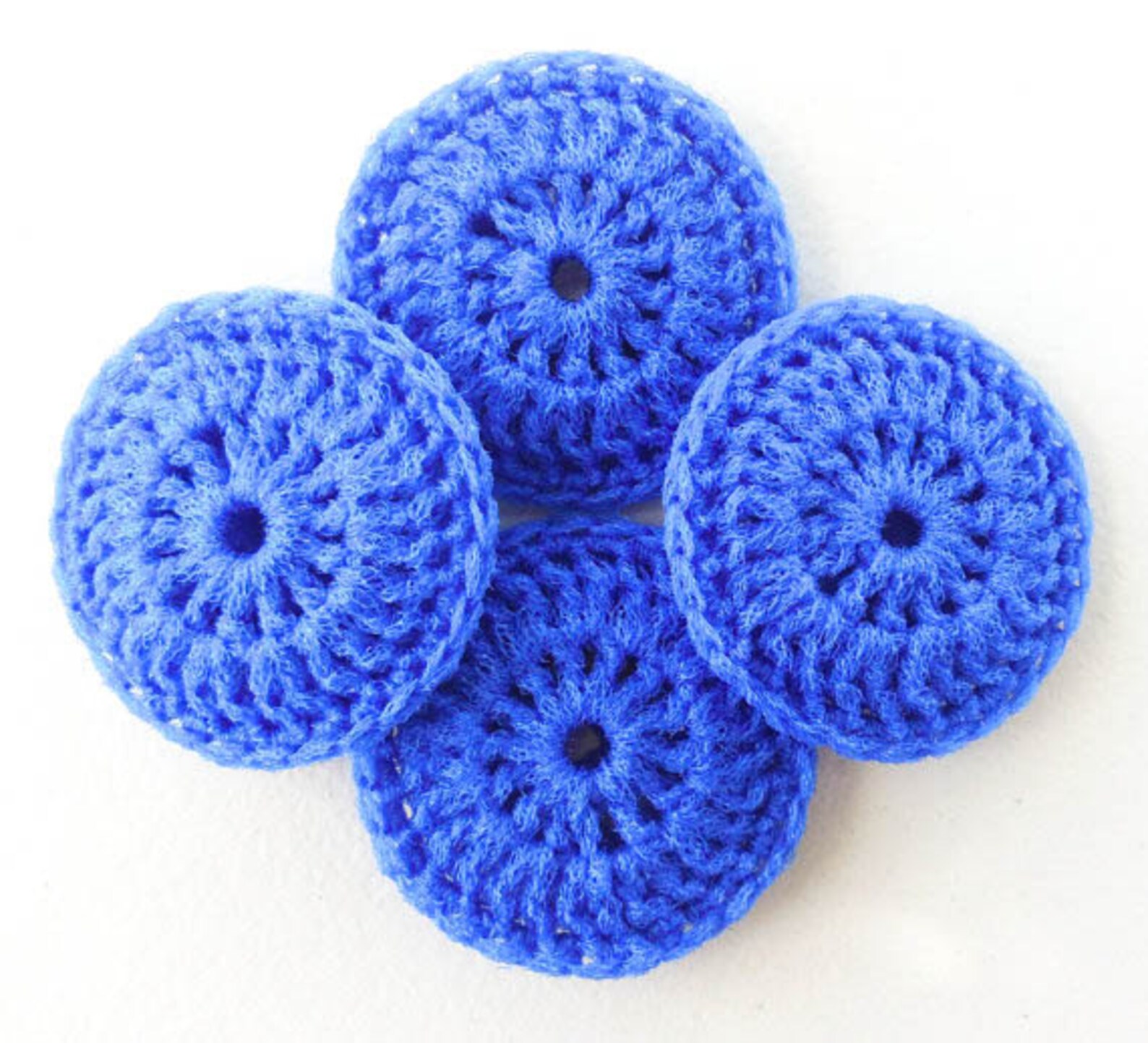 Nylon Netting Dish Scrubbies Set of 2 Through 10 Cobalt Etsy