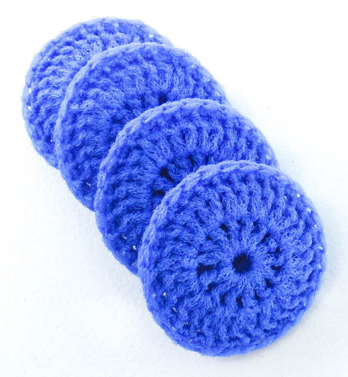 Nylon Netting Dish Scrubbies Set of 2 through 10 Cobalt Etsy